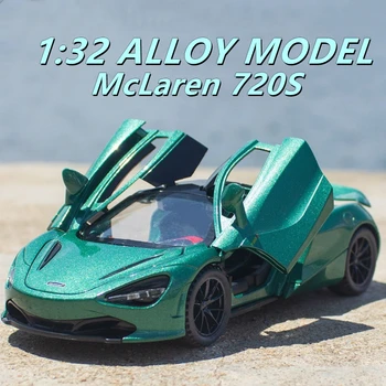 1:32 McLaren 720S Sulamist sportauto Mudel Diecasts & Mänguasi Metallist Sõidukite Auto Mudeli Simulatsiooni Heli, Valguse Kogumise Kids Mänguasi Kingitus