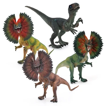 Dilophosaurus Dinosaurus Mänguasi Simulatsiooni PVC Tegevus Joonis Mudel Mänguasjad Raptor Dinosaurused Kaunistused Haridus Mänguasjad Lastele