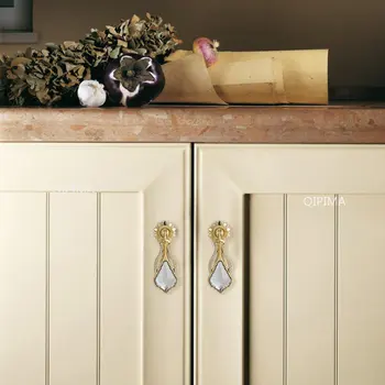 Riidekapid Kummut Nupp Tõmbab Köök Aksessuaar Crystal Messingist ukselingid Mööbel Käepide Kapid ja Kummutid