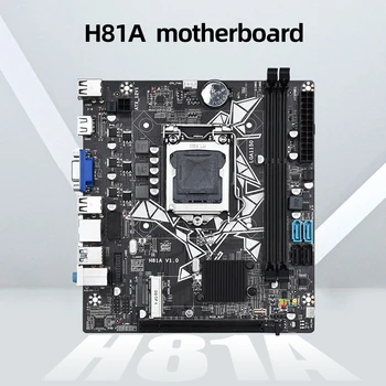 H81A LGA1150 Emaplaat Toetab XEON E3 V3 Seeria Protsessor, DDR3 PC-RAM Koos NGFF M. 2+WIFI Liides H81A Lauaarvuti Emaplaadi