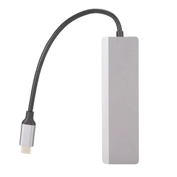USB Hub 5Gbps Transmission Speed (Plug and Play) 3 USB3.0 Port Ladustamise Mälukaardi Lugeja, Kaasaskantav C-Tüüpi Rummu Sülearvuti