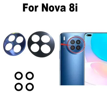 Algne Jaoks Huawei Nova 8i Tagumine Tagasi Kaamera Klaas Objektiivi Kaas Kleeplindiga NEN-L22 NEN-LX1 Varuosad